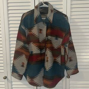 Womens oversized shacket